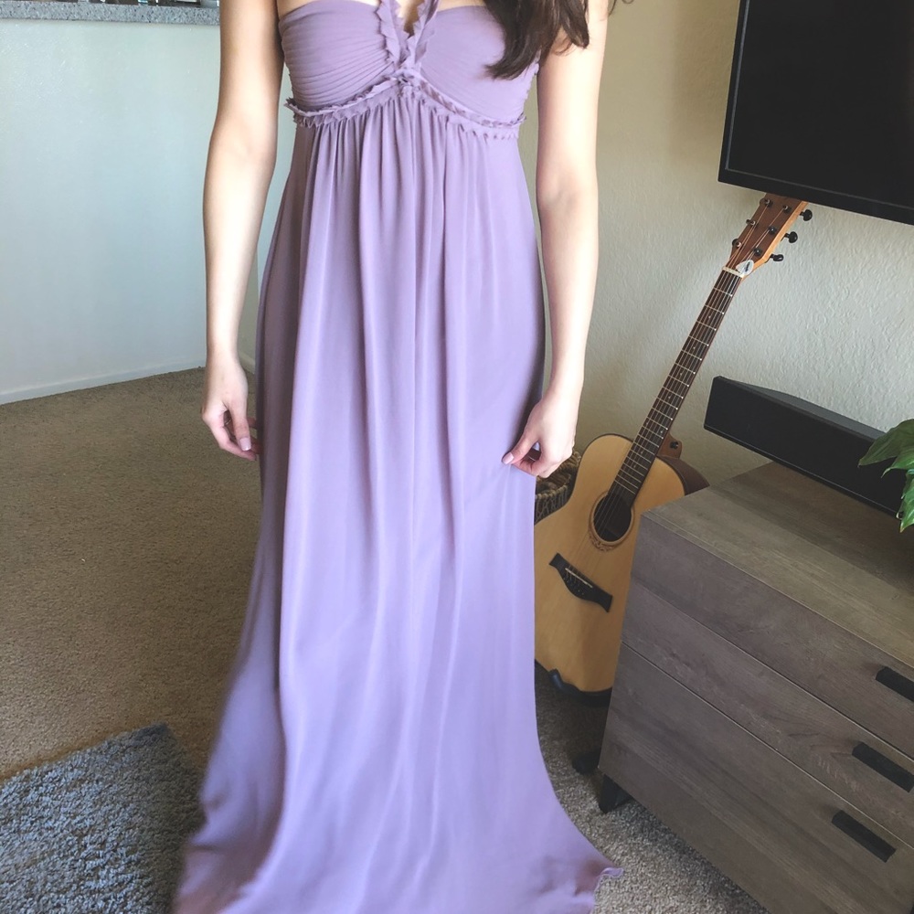 BCBG lilac gown